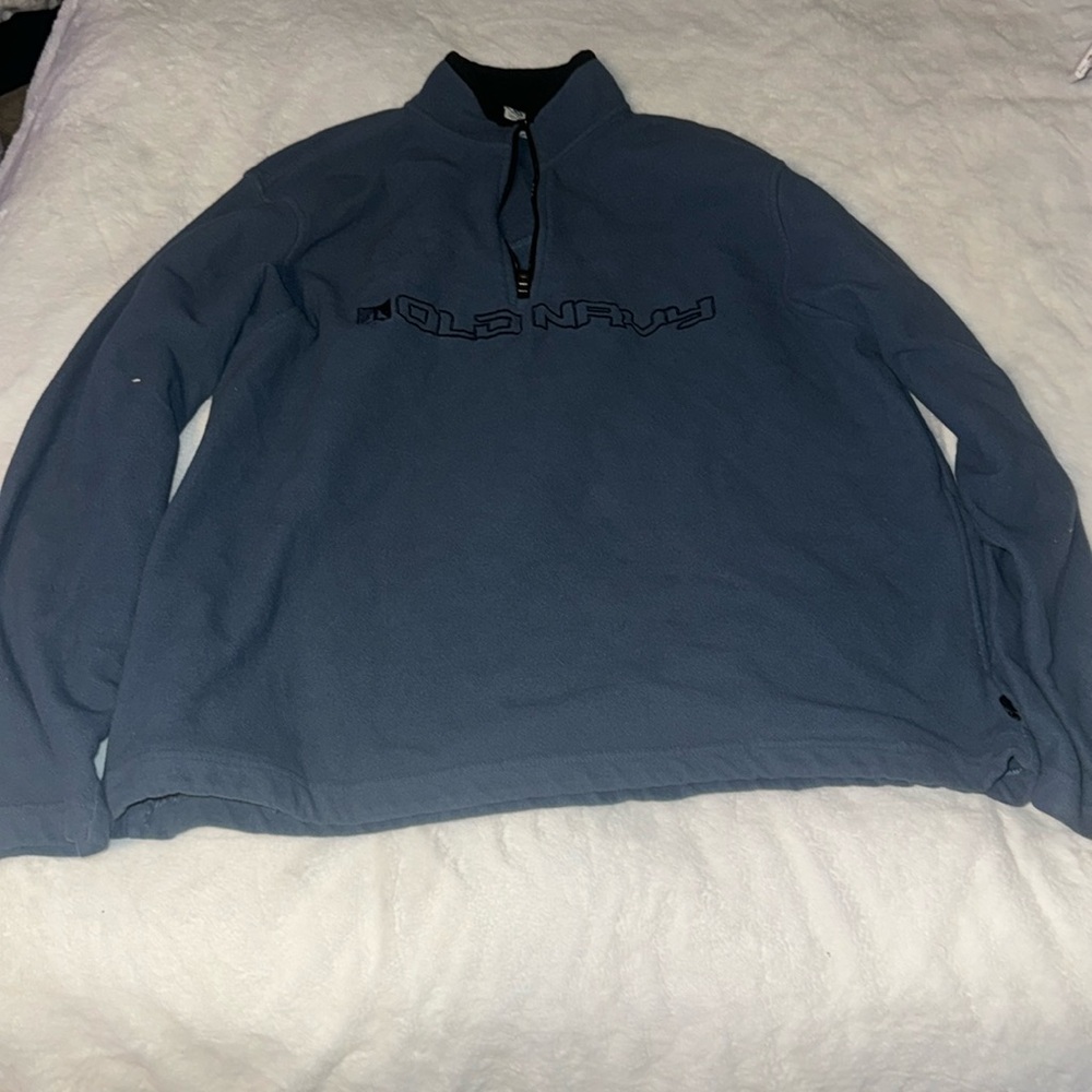 Old Navy size extra large blue fleece no tight strings